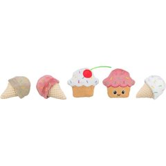 Rotaļlieta kaķiem - Trixie Ice cream and cupcake, plush, catnip, 7 cm, (36 gab.) cena un informācija | Rotaļlietas kaķiem | 220.lv