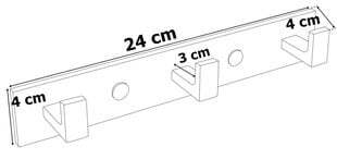 Trio bēniņu pakaramais, melns cena un informācija | Drēbju pakaramie | 220.lv