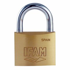 Piekaramā atslēga ar slēdzeni IFAM K30 Misiņš (3 cm) cena un informācija | Durvju slēdzenes | 220.lv