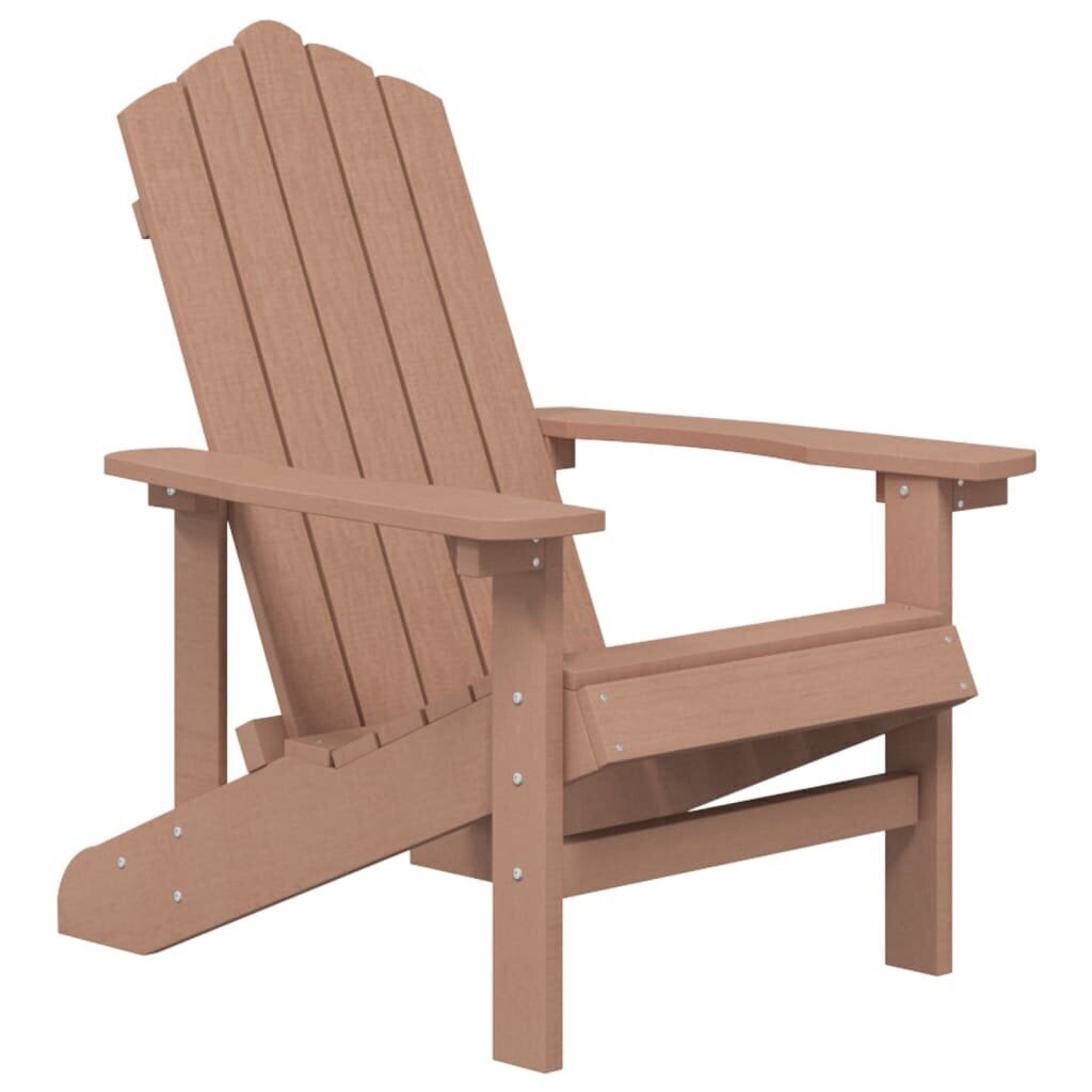 dārza krēsls, HDPE, brūns цена и информация | Dārza krēsli | 220.lv