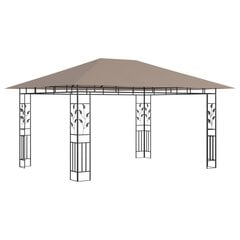 - dārza mēbeles ar kukaiņu sietu un spuldzēm, 4x3x2,73m, 180g / m² цена и информация | Беседки, навесы, тенты | 220.lv