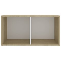 TV plaukti, 2 gb., balti, ozolkoka, 72x35x36,5cm, skaidu plātne цена и информация | Тумбы под телевизор | 220.lv