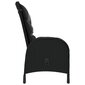 Dārza krēsli , 2 gab., melns цена и информация | Dārza krēsli | 220.lv