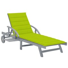 Dārza sauļošanās zvilnis ar matraci cena un informācija | Sauļošanās krēsli | 220.lv