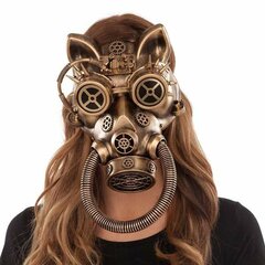 Маска Steampunk Cat цена и информация | Карнавальные костюмы, парики и маски | 220.lv