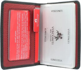 Визитница мужская Visconti VSL-24 Blk/Red цена и информация | Мужские кошельки | 220.lv