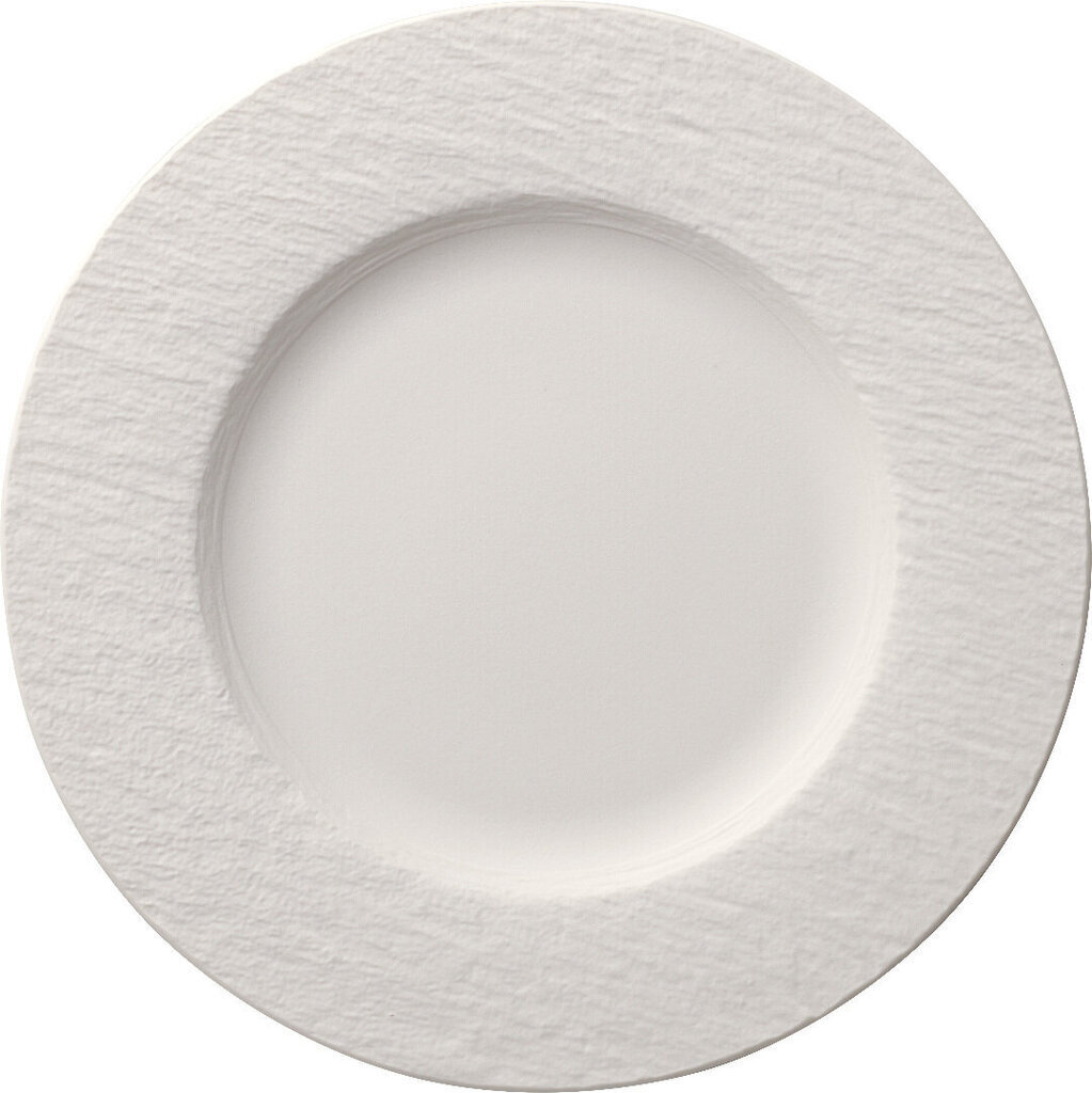 Villeroy &amp; Boch Šķīvis Manufacture Rock, 27cm, Blanc cena un informācija | Trauki, šķīvji, pusdienu servīzes | 220.lv