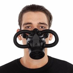 Маска Чёрный Один размер Steampunk цена и информация | Карнавальные костюмы, парики и маски | 220.lv