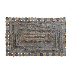 Paklājs DKD Home Decor 2100 gsm Kokvilna Džuta (120 x 180 x 1 cm) cena un informācija | Paklāji | 220.lv