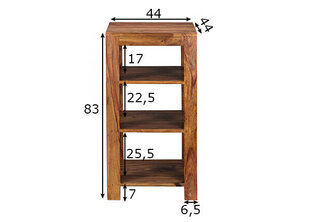 Полка Wohnling Mumbai, коричневый цена и информация | Полки | 220.lv