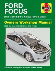 Ford Focus Petrol &amp; Diesel (11 - 14) 60 To 14: 2011 - 2014 cena un informācija | Ceļojumu apraksti, ceļveži | 220.lv