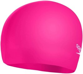 Speedo Kinder Plain Morted Silicone Junior Bath Cap, розовый, размер блока цена и информация | Шапочки для плавания | 220.lv