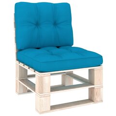 matrači dīvāniem no paletēm, 2 gab., zili cena un informācija | Krēslu paliktņi | 220.lv