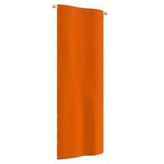 balkona aizslietnis, 80x240 cm, oranžs oksforda audums цена и информация | Зонты, маркизы, стойки | 220.lv