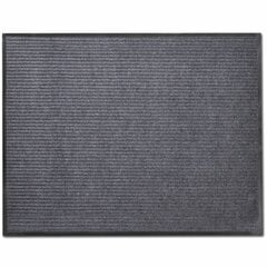 Pelēks Durvju Paklājs/Tepiķis PVC 90 x 150 cm cena un informācija | Kājslauķi | 220.lv