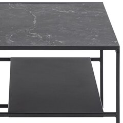 Стол Bolland Black Marble 70x70 см цена и информация | Журнальные столики | 220.lv