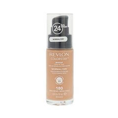 Grima pamats normālai un sausai sejas ādai Revlon ColorStay Makeup SPF20 180 Sand Beige, 30 ml cena un informācija | Grima bāzes, tonālie krēmi, pūderi | 220.lv