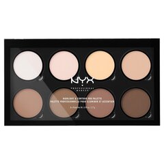 Marķieris Highlight &amp; Contour Pro NYX (8 x 2,7 g) cena un informācija | Grima bāzes, tonālie krēmi, pūderi | 220.lv