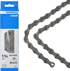 Velosipēda ķēde Shimano CN-LG500 cena un informācija | Citas velosipēdu rezerves daļas | 220.lv