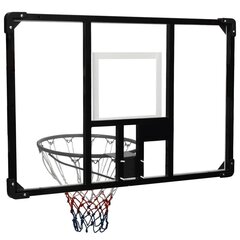 basketbola vairogs, caurspīdīgs, 106x69x3 cm, polikarbonāts цена и информация | Баскетбольные щиты | 220.lv