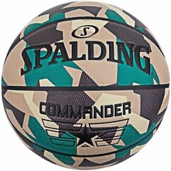 Basketbola bumba Commander Poly Spalding 84589Z 7 cena un informācija | Basketbola bumbas | 220.lv