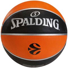 Basketbola bumba Spalding Euroleague TF-150, 6. izmērs, brūna cena un informācija | Basketbola bumbas | 220.lv