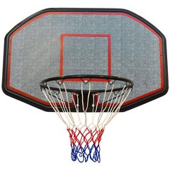 Basketbola vairogs ar tīklu Enero, 109 x 71 cm, 45 cm cena un informācija | Basketbola grozi | 220.lv