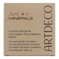 Kompaktā pūdera uzpilde Artdeco Hydra Mineral No. 65 Medium Beige, 10 g cena un informācija | Grima bāzes, tonālie krēmi, pūderi | 220.lv