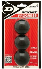 Мячики для сквоша Dunlop Progress 3 шт цена и информация | Сквош | 220.lv