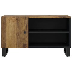 TV skapis, 80x33x46 cm, mango masīvkoks, inženierijas koks cena un informācija | TV galdiņi | 220.lv