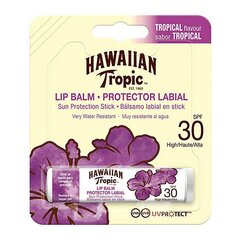 Солнцезащитное средство Lip Balm Hawaiian Tropic Spf 30 30 (4 g) цена и информация | Помады, бальзамы, блеск для губ | 220.lv