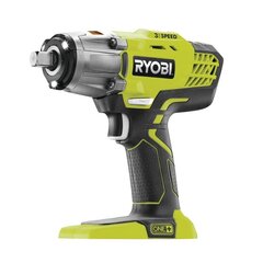 Аккумуляторный гайковерт Ryobi One+ R18IW3-0, 18В цена и информация | Шуруповерты, дрели | 220.lv