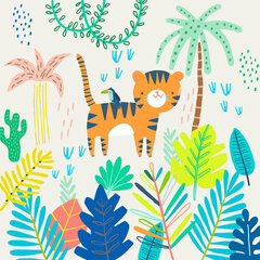 Cool Kids Jungle 105/110  (180 x 220 cm) цена и информация | Постельное белье | 220.lv