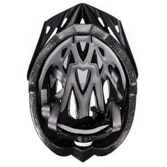 Велосипедный шлем Meteor Gruver M 55-58 см бело-серый-черно-фиолетовый 24754 цена и информация | Шлемы | 220.lv