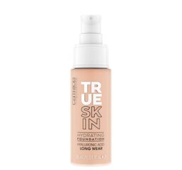 Mitrinošs, krēmīgs sejas pūderis Catrice True Skin, 30 ml, 010 Cool Cashmere cena un informācija | Grima bāzes, tonālie krēmi, pūderi | 220.lv