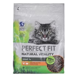 Perfect Fit Natural Vitality ar mājputnu gaļu, 2.4 kg cena un informācija | Sausā barība kaķiem | 220.lv