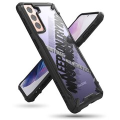 Samsung Galaxy S21 Plus - чехол для телефона Ringke Fusion X - Camo Black цена и информация | Чехлы для телефонов | 220.lv