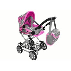 Leļļu rati Lean Toys 2in1, rozā cena un informācija | Rotaļlietas meitenēm | 220.lv