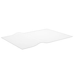 galda aizsargsegums, matēts, 160x90 cm, 2 mm, PVC cena un informācija | Galdauti, salvetes | 220.lv