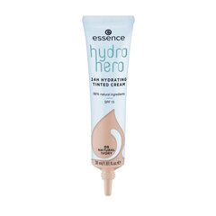 Увлажняющий крем с оттенком Essence Hydro Hero 05-natural ivory SPF 15, 30 мл цена и информация | Пудры, базы под макияж | 220.lv