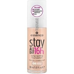 Šķidrais grima pamats Essence Stay All Day 16H 30 ml, 08 Soft Vanilla cena un informācija | Grima bāzes, tonālie krēmi, pūderi | 220.lv