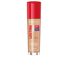 Tonālais līdzeklis Rimmel Moisturizing makeup SPF 20 Lasting Finish 25H 30 ml cena un informācija | Grima bāzes, tonālie krēmi, pūderi | 220.lv