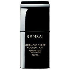 Šķidrā make-up bāze, Sensai Luminous Sheer SPF15, 30 ml cena un informācija | Grima bāzes, tonālie krēmi, pūderi | 220.lv