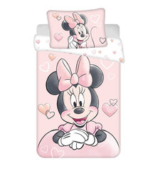 Bērnu gultas veļas komplekts Disney Minnie Powder pink, 100×135, 2 daļas cena un informācija | Bērnu gultas veļa | 220.lv