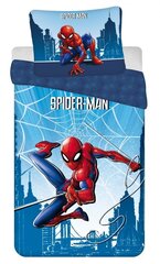 Spiderman Blue Комплект детского постельного белья 140×200 cm, 70×90 cm цена и информация | Детское постельное бельё | 220.lv