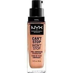 Жидкая основа для макияжа Can't Stop Won't Stop NYX (30 мл): Цвет - medium buff цена и информация | Пудры, базы под макияж | 220.lv