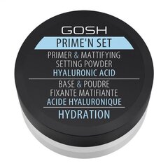 Matēts birstošais pūderis Gosh Prime N' Setting Primer &amp; Mattifying 7 g cena un informācija | Grima bāzes, tonālie krēmi, pūderi | 220.lv