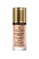 Šķidrais grima pamats Collistar Unico Youth Essence SPF 15 30 ml, 3R Pink Beige cena un informācija | Grima bāzes, tonālie krēmi, pūderi | 220.lv