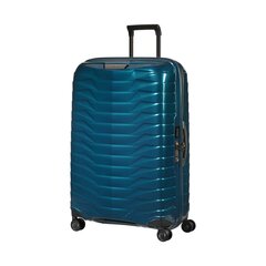 Samsonite Proxis Spinner | 4 Riteņi - 75cm, Tumši Zila Petrola. Hardside Izklaide un Biznesam. Ideāli piemērots Garajām ceļojumam. Samsonite Proxis Spinner 75cm | Hardside | Garajiem Ceļojumiem | Tumši Zila Petrola cena un informācija | Koferi, ceļojumu somas | 220.lv