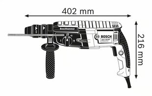 Перфоратор Bosch GBH 2-28F цена и информация | Перфораторы | 220.lv